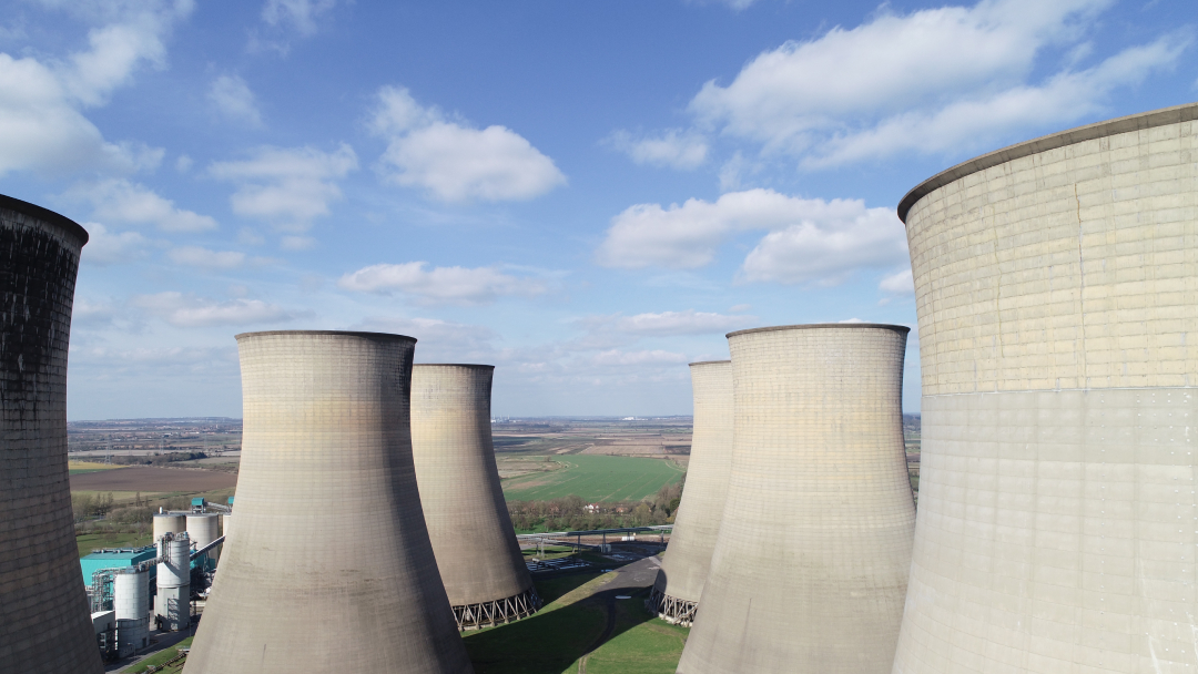 Power station topographical survey